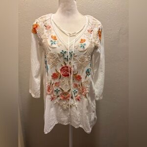 Johnny Was Womens Blouae